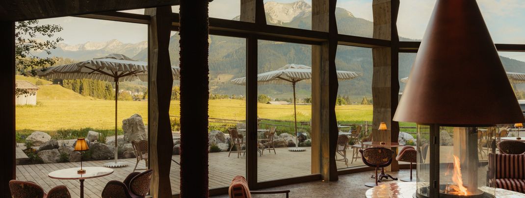 Die Berge rund um die Zugspitze hat man hier immer im Blick.