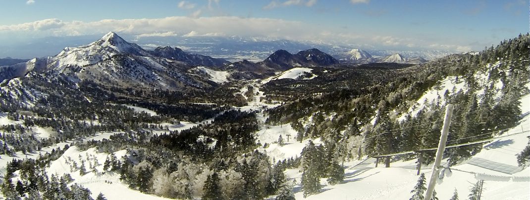 Ausblick vom Mt Yokote