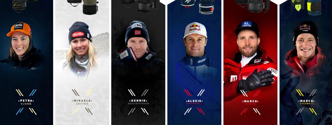 Die Signature Line von Reusch entstand in Zusammenarbeit mit den aktuell erfolgreichsten Skiweltcupfahrern.