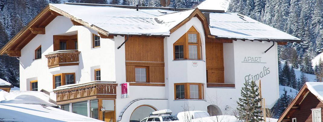 Apart Zimalis im Winter in Galtür Tirol bei Ischgl-Paznaun,