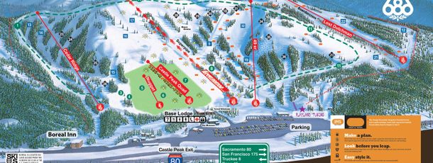 Information about the ski resort Boreal Mountain Resort