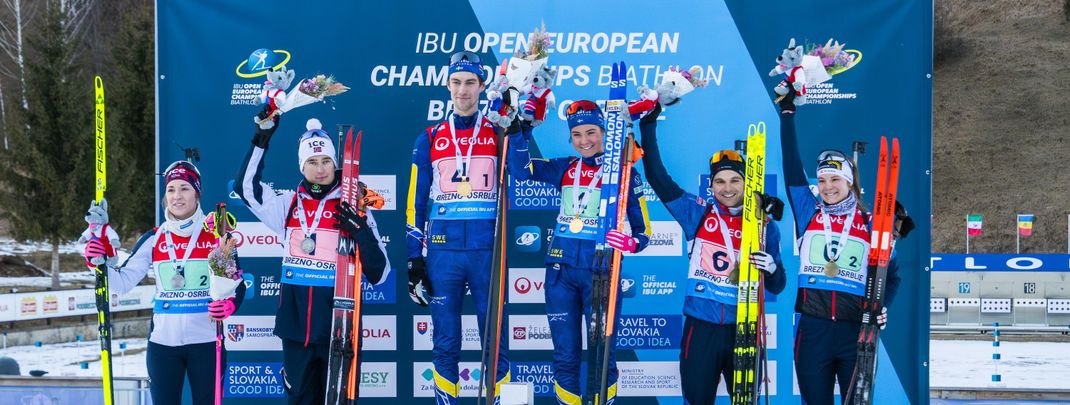 Schweden triumphiert in der Single Mixed Staffel vor Norwegen und Österreich.