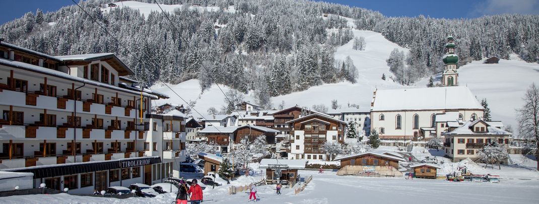Anfängerschilift neben Landhotel Tirolerhof