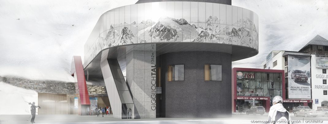 Die neue Talstation der Giggijochbahn.