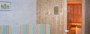 unsere heimelige Sauna