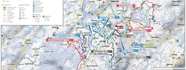 Loipenplan Oberreute