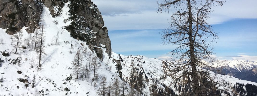 Blick von der Zweikofelbahn