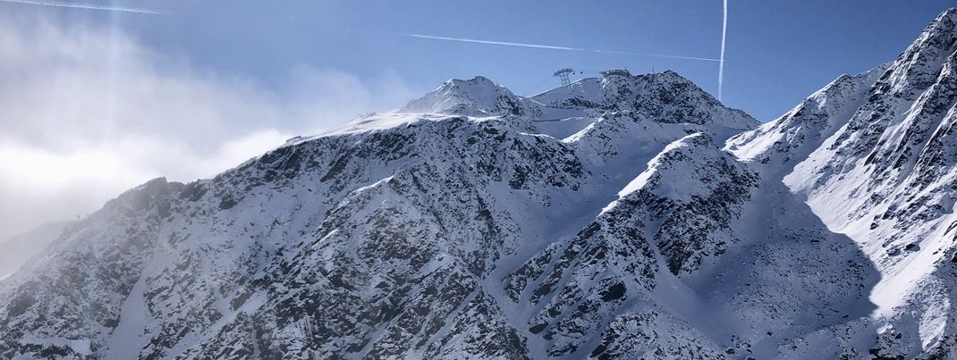 Der Gaislachkogl ist bei Freeridern besonders beliebt.