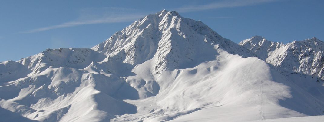 Blick vom Rangger Köpfl zum Roßkogel