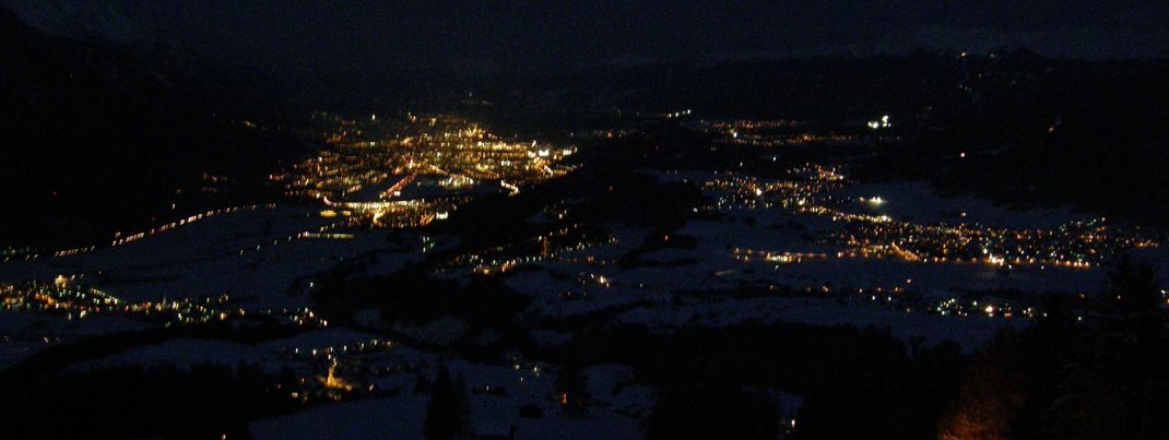 Innsbruck bei Nacht