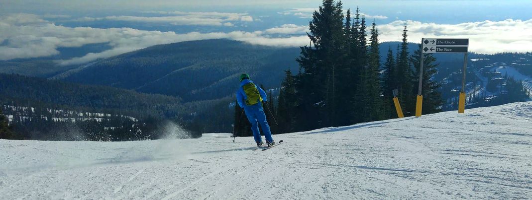 Schwarz markierte Abfahrten gibt es zur Genüge in Silver Star - Für fortgeschrittene Skifahrer ein Genuss