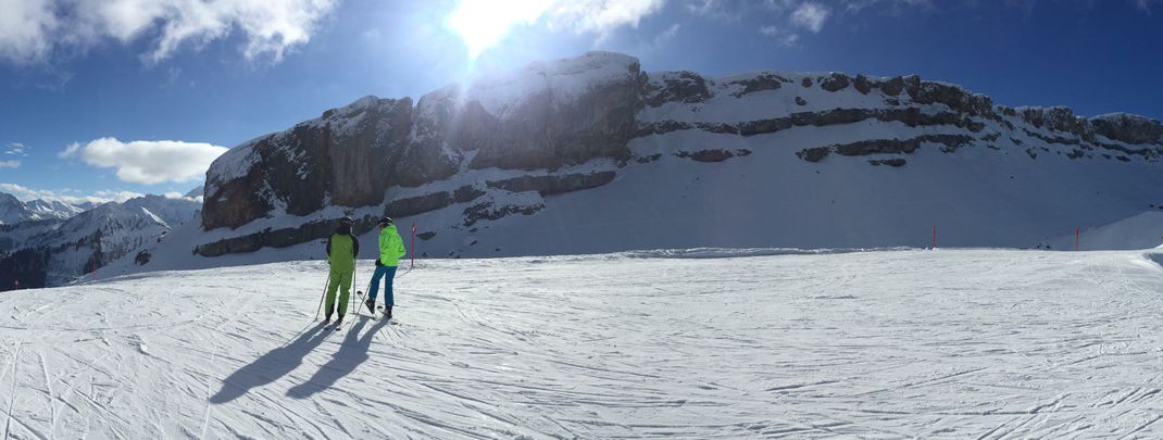 Der Ifen ist sicherlich der markanteste Gipfel in der Skiregion Oberstdorf/Kleinwalsertal.