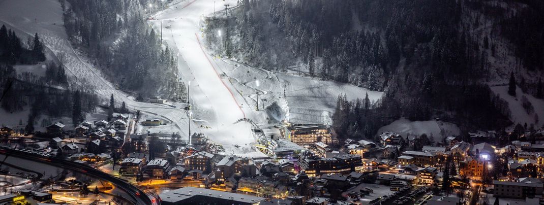 Die Schladming-Rennen finden am legendären Zielhang auf der Planai statt.