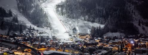 Die Schladming-Rennen finden am legendären Zielhang auf der Planai statt.