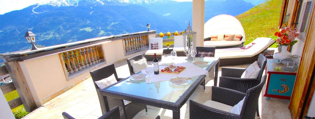 genießen sie unsere Terrasse