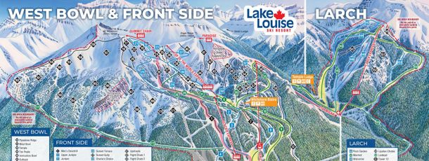 Information about the ski resort Lake Louise Ski Resort