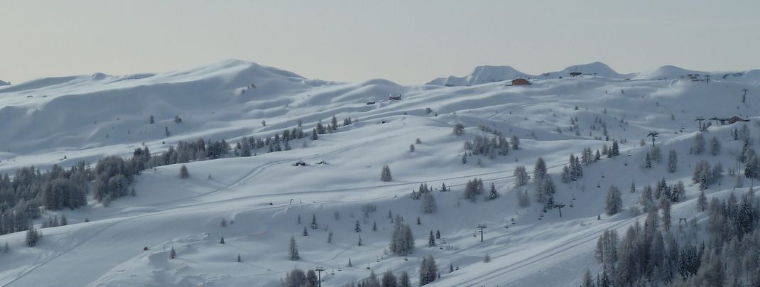Im Skigebiet Alta Badia warten auf die Besucher 130 bestens präparierten Pistenkilometer.