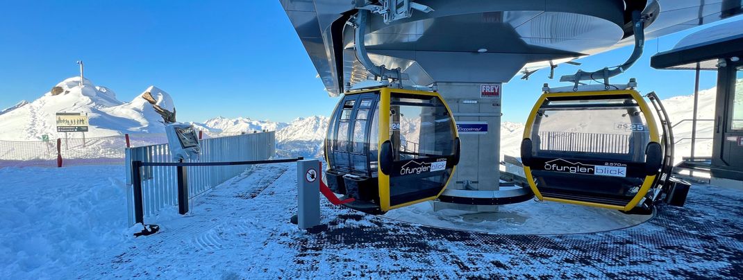 Die Furglerblick Gondelbahn in See wurde im Dezember 2022 eröffnet.