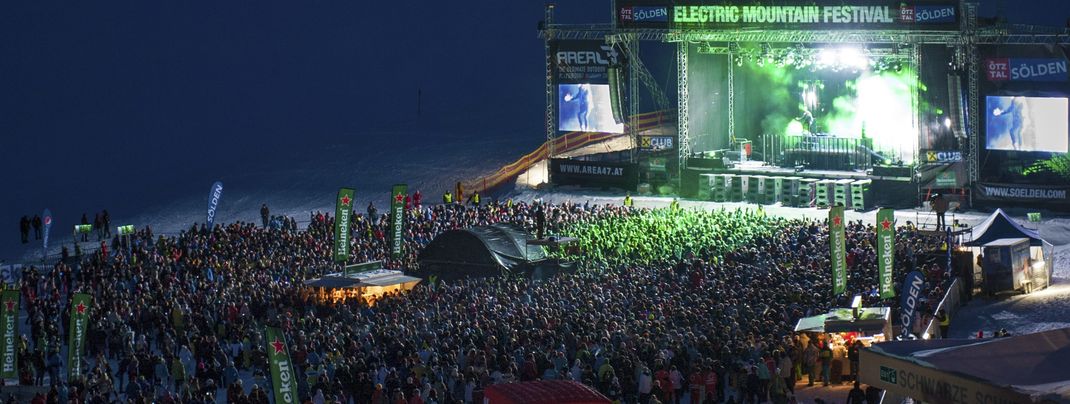 David Guetta beim Electric Mountain Festival.