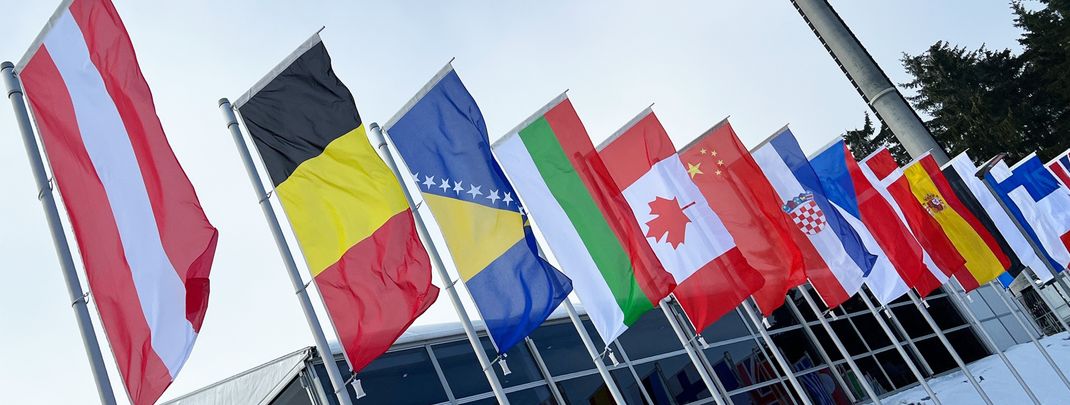 Über 30 Nationen sind in Oberhof am Start.