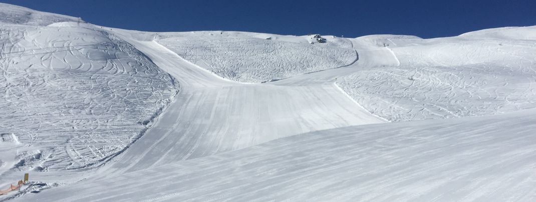 In den höher gelegenen Pisten wird komplett auf Kunstschneeanlagen verzichtet