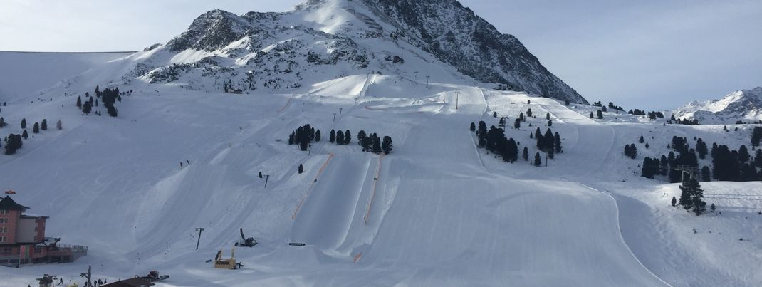 Der KPark ist das erste Ziel für alle Freestyler und Snowboarder