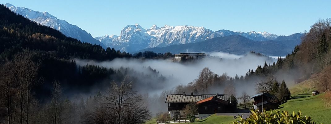 Westblick mit Hochkalter und Reiteralpe