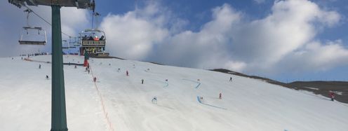 Die Piste am Seceda.