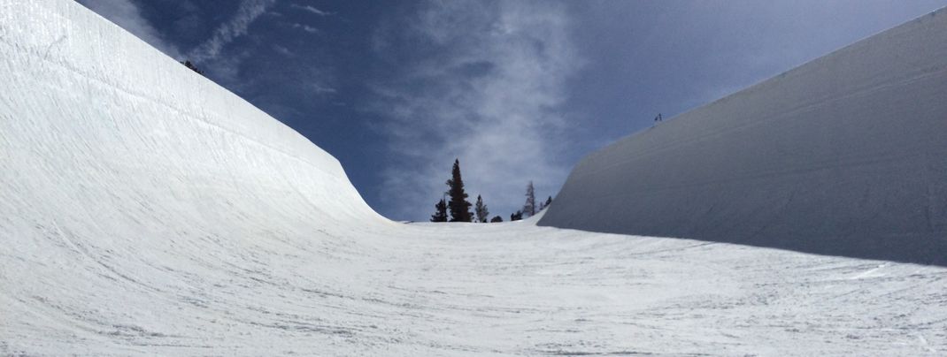 Beeindruckend: Die Super-Duper Pipe mit 22ft (knapp 7m) Tiefe.