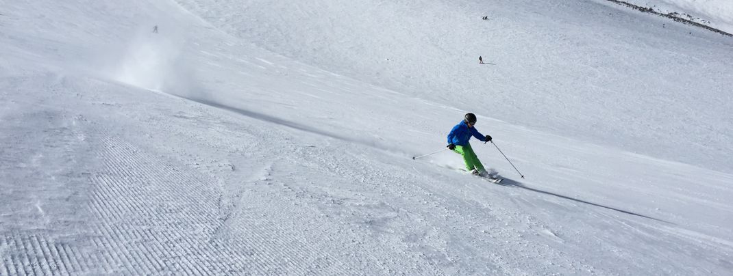 Auf der schwarzen Piste Scotty's.