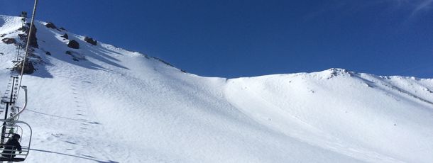 The black run Scotty's seen from Chair 23.
