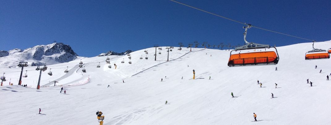 Die Pisten am Giggijoch sind ebenfalls gut für Anfänger geeignet.