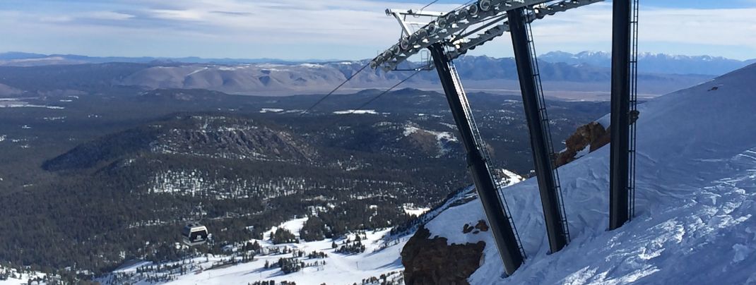 An der Bergstation der Panorama Gondola.