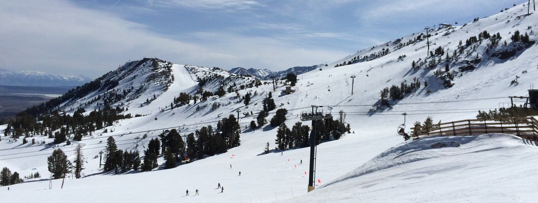 The slopes at Broadway Express are marked green and blue.