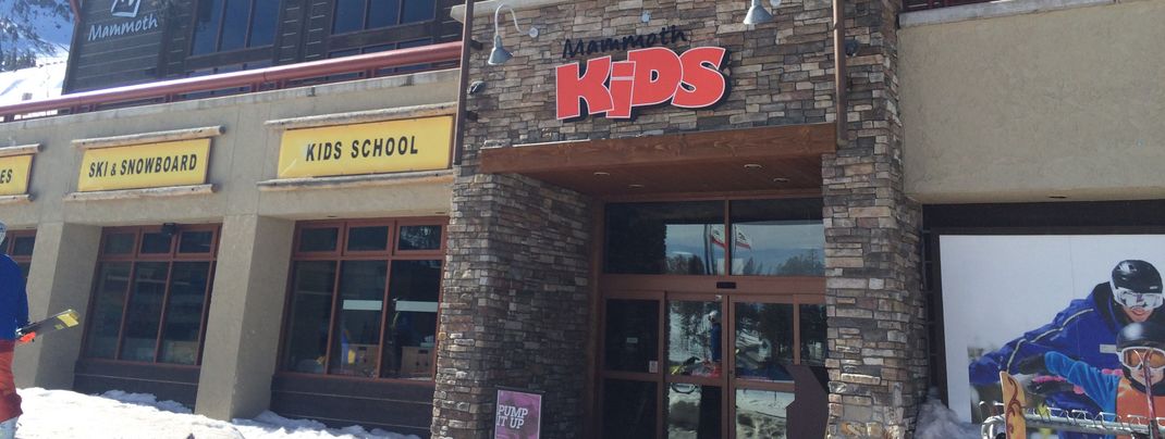 The kids ski school is located at the Main Lodge