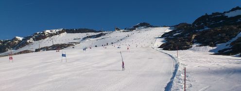 Im Sommer sind auch immer wieder Profiteams am Mölltaler Gletscher zu Gast.