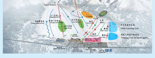 Information about the ski resort Shijinglong