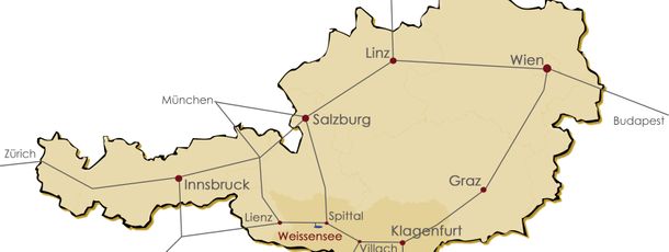 Anreise zum Weissensee