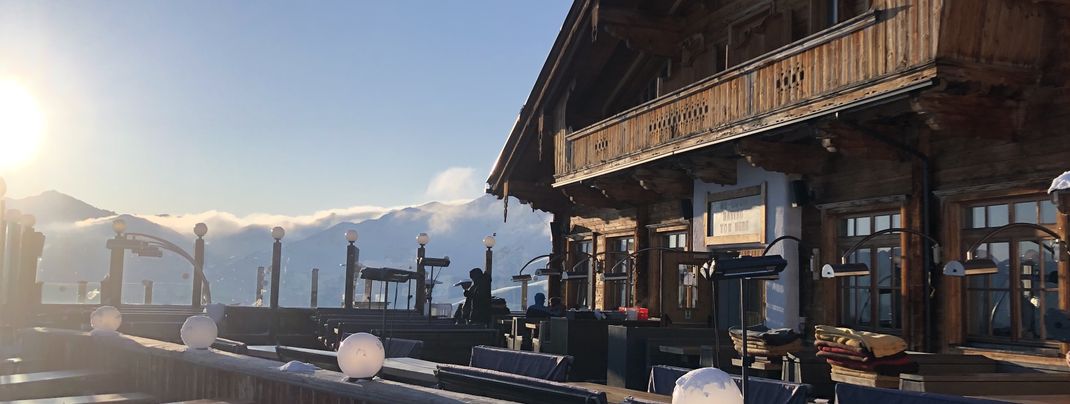 Sonnenuntergang auf der Kristallhütte