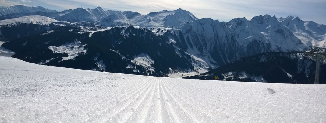 Bei unseren Tests immer perfekt: Die Pistenpräparierung in der Zillertal Arena