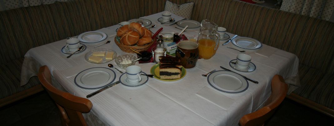 unser reichhaltiges Frühstück