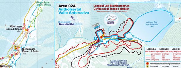 Loipenplan Antholzertal