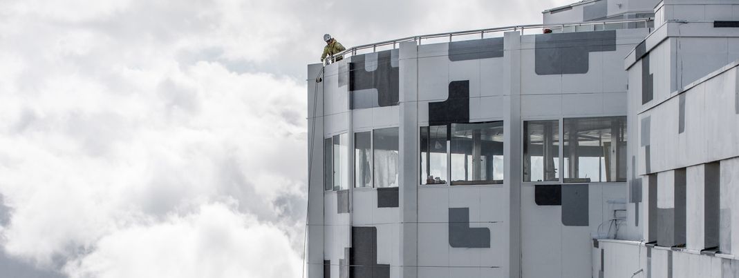 Eine tolle Aussicht hat man vom 360-Grad-Restaurant.