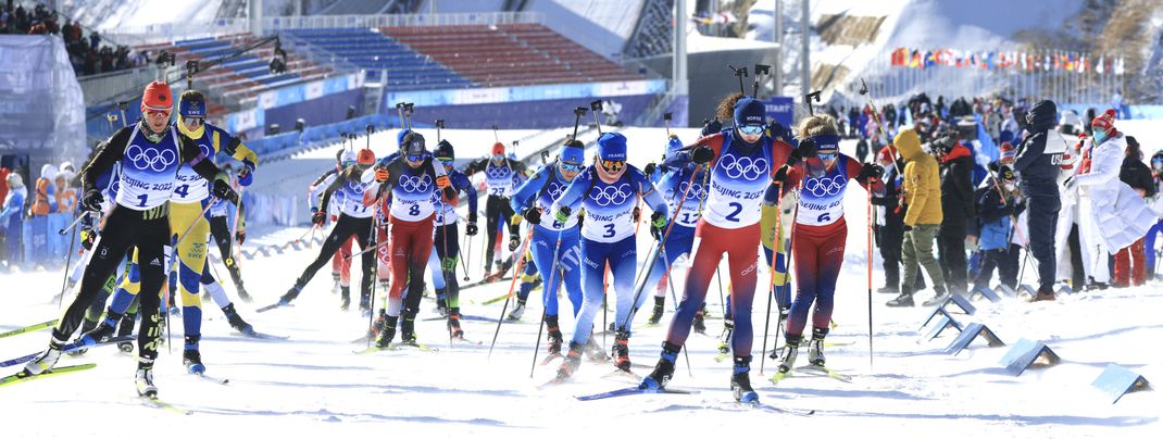 Nördlich von Peking fanden 2022 die Olympischen Winterspiele statt.