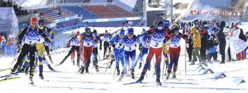 Nördlich von Peking fanden 2022 die Olympischen Winterspiele statt.