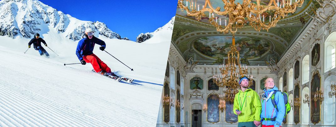 13 Skigebiete und 22 Erlebnisse mit einer Karte - das ist der SKI plus CITY Pass Stubai - Innsbruck!