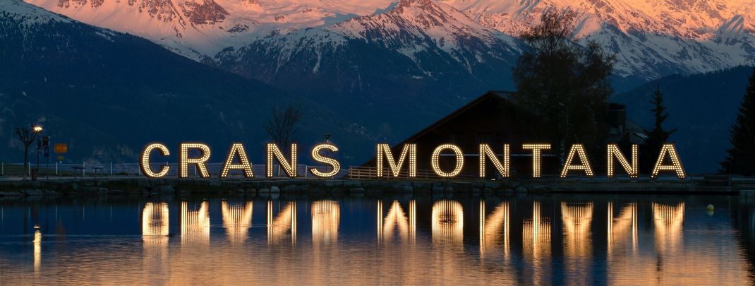 Crans Montana liegt schneesicher auf 1500 Höhenmetern in der französischsprachigen Schweiz.