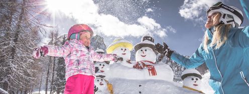 In Südtirol ist Winterspaß für die ganze Familie garantiert