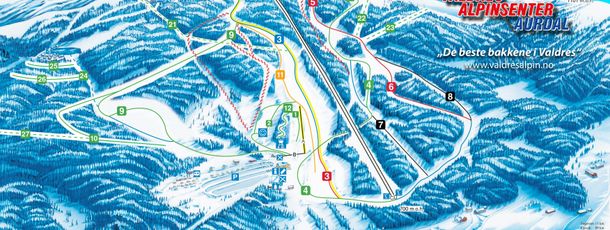 Information about the ski resort Valdres Alpinsenter
