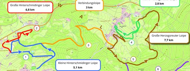 Information on Cross-Country Skiing at Hinterschmiding Herzogsreut